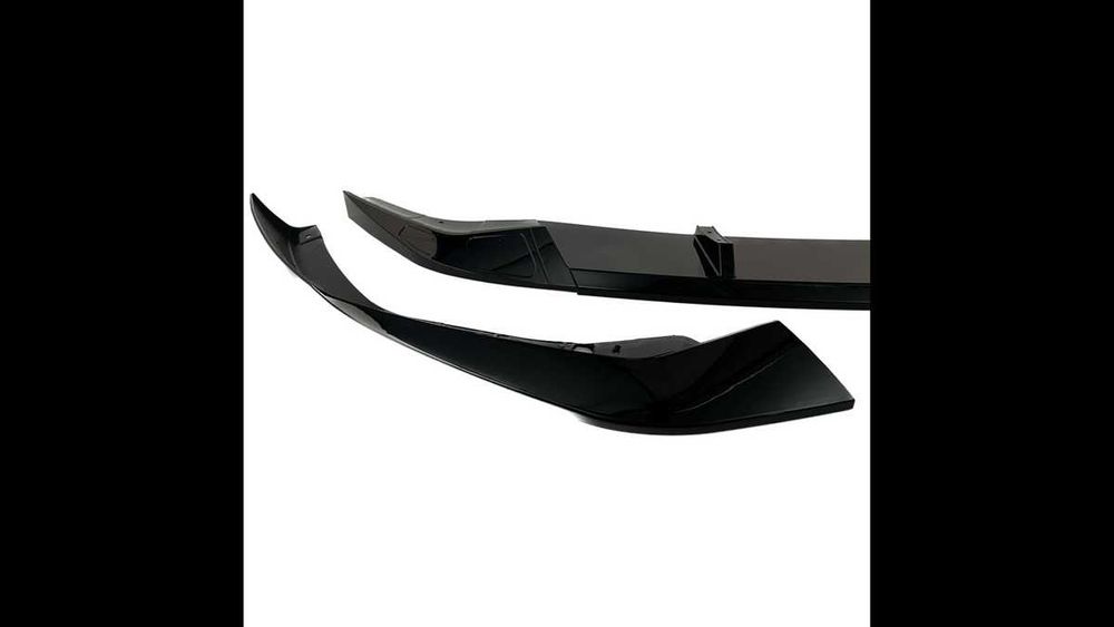 Adaos fata lip BMW 5 G30 G31 Facelift bara fata negru lucios