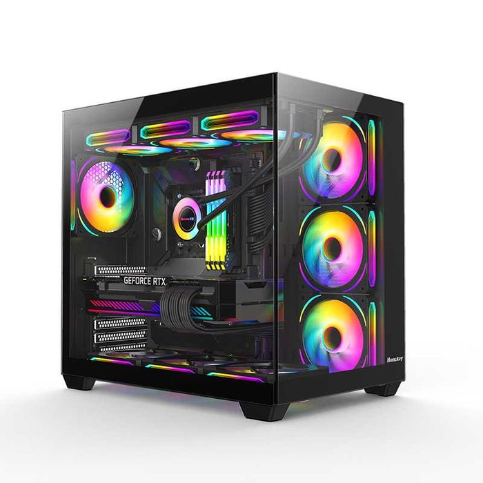 ; Корпус Huntkey S980 Tornado Black