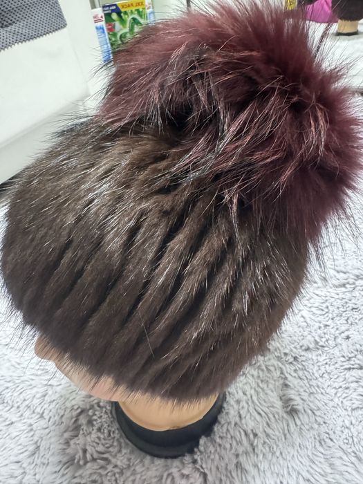 Шапки естествен косъм