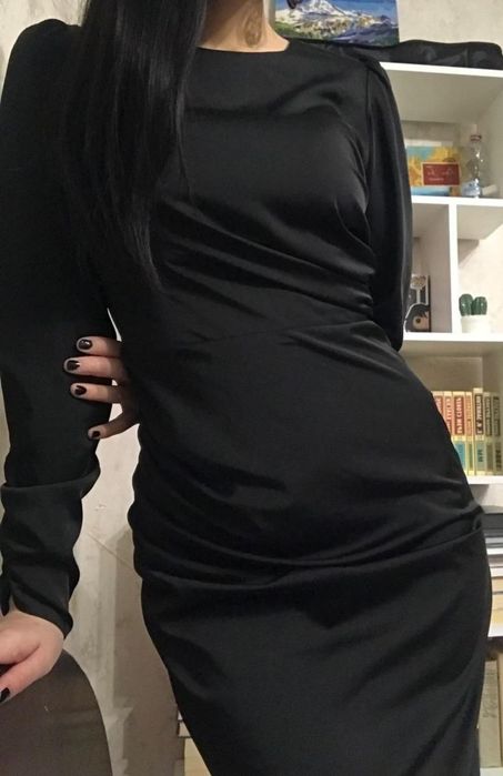 Продам чёрное вечернее платье