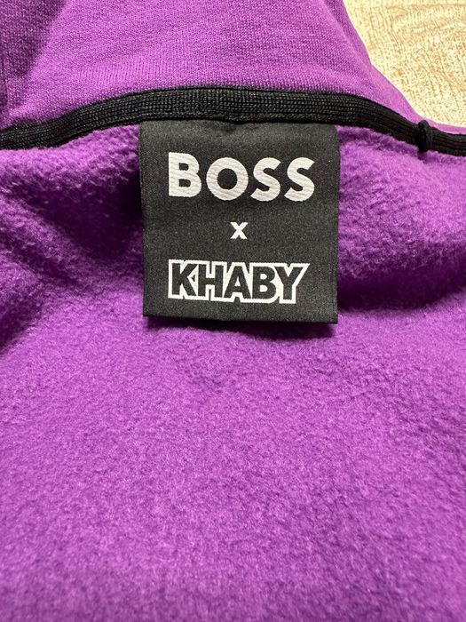 Boss Hoodie лилав цвят