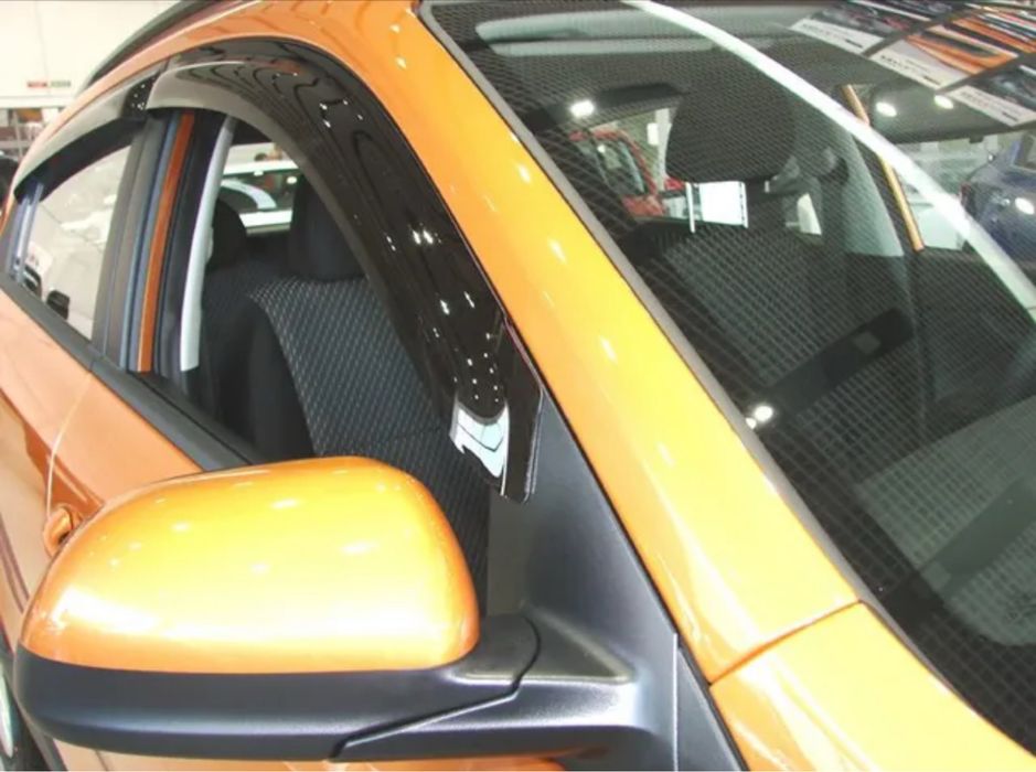 Дефлекторы окон (ветровики) Kia Rio с 2017 по 2022