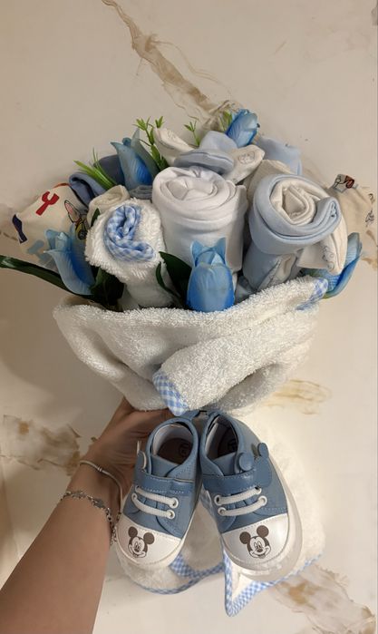 Букет от бебешки дрешки