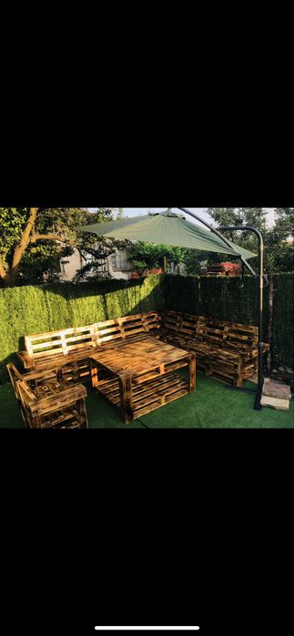 Градински палетни мебели