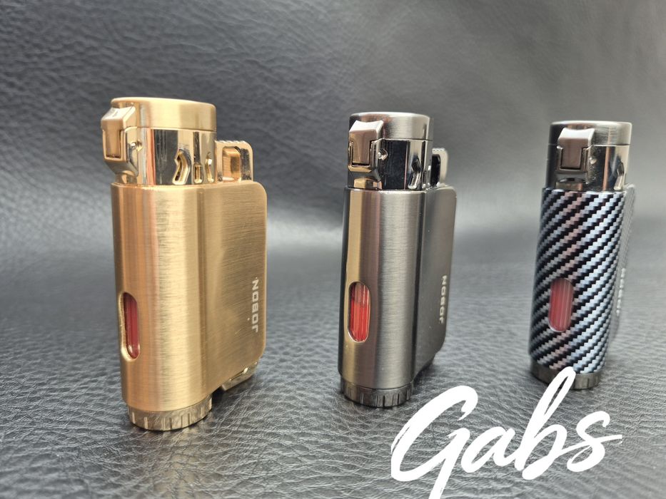 Запалка за пури JOBON в подаръчна кутия,три цвята L-0304