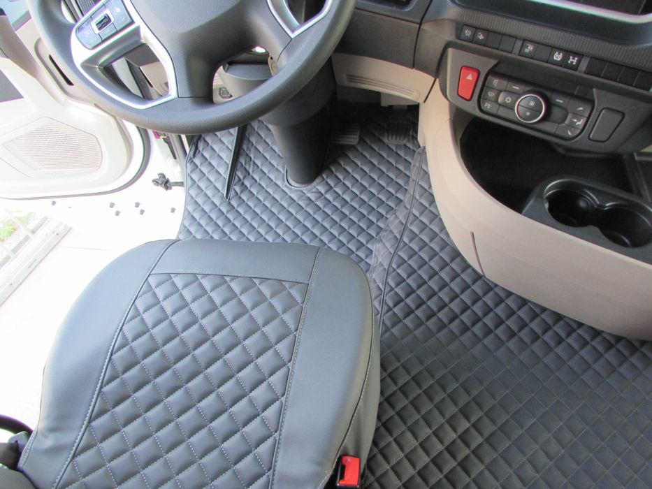 Стелки за камион Даф DAF XF 106 2021+ EURO 7 под 2 нива Еко кожа