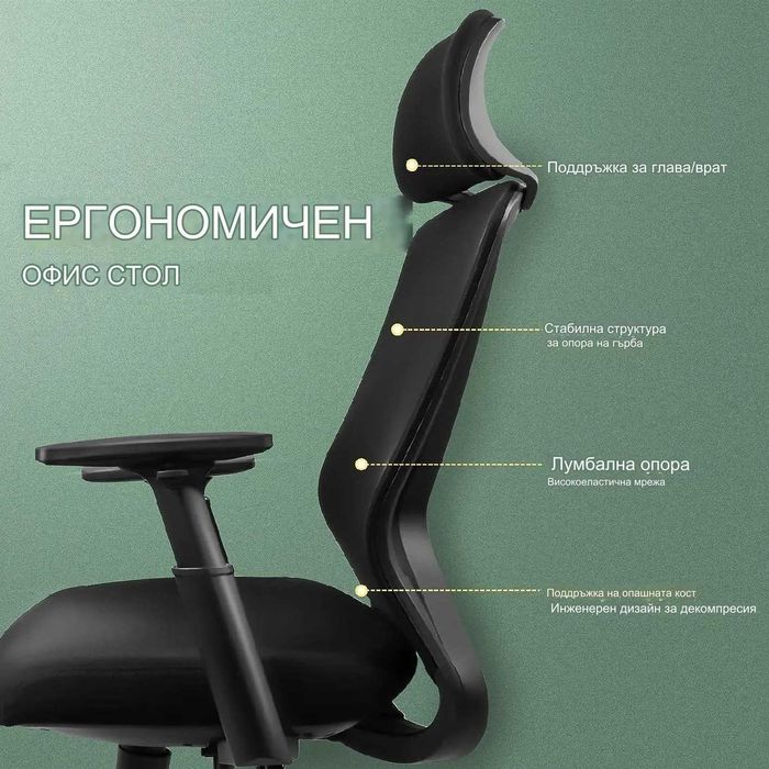 ПРОМОЦИЯ Ергономичен офис стол – CEC001