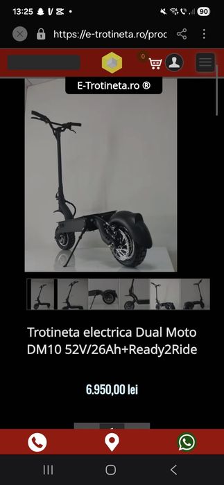 Trotineta Electrica Dual Moto DM 10







Trotineta electrica Dual Moto DM10 52V/26Ah+Ready2Ride