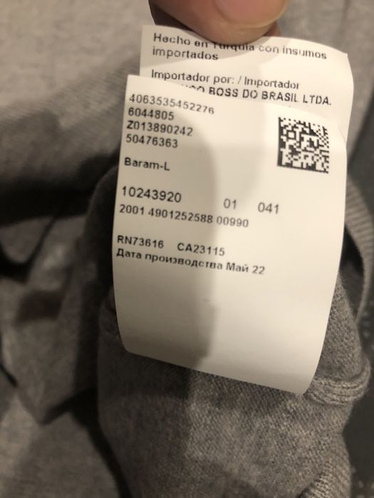 Pulovar autentic Hugo Boss L