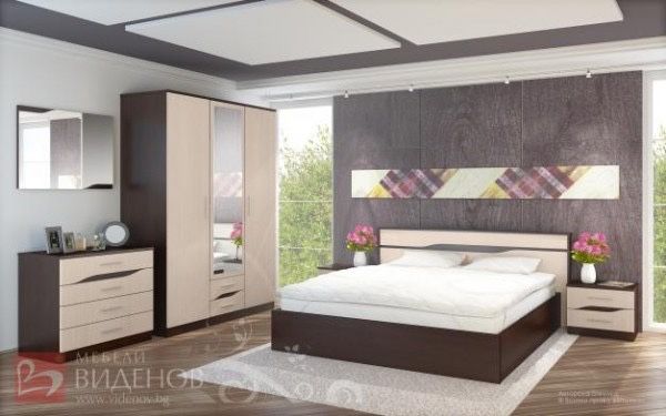 Продавам спалня с нощни шкафчета