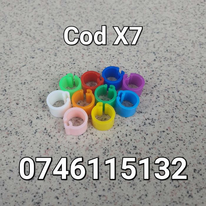 Pasari Domestice – Pasari Papagali Porumbei Gaini Fazani Prepelite Pui– Cleme de 6mm – X7