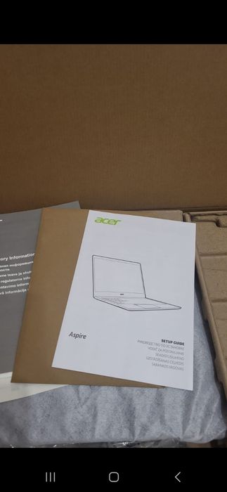 Ноутбук новый, есть коробка