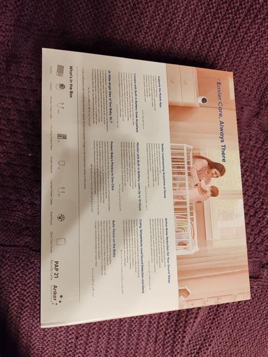 Baby Monitor eufy E20 – 2K, nou, sigilat