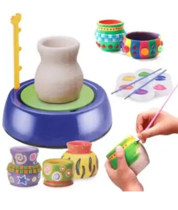Детский гончарный набор с глиной для творчества для лепки