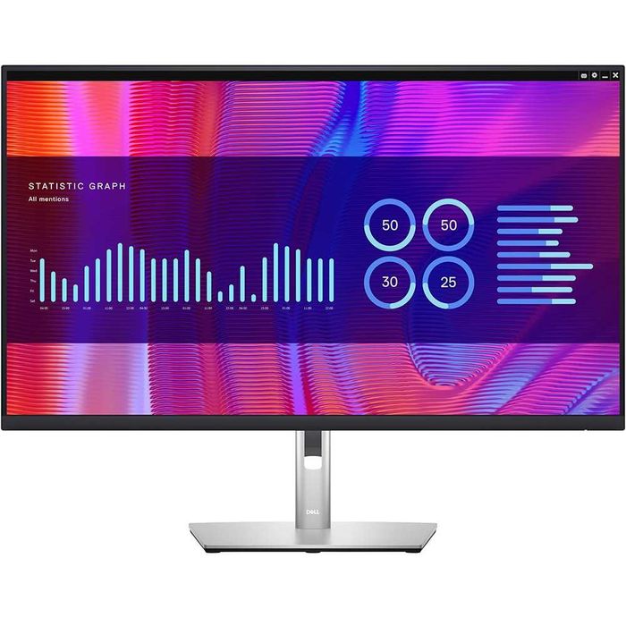 Monitor DELL P3223DE LED diagonala 31.5" QHD IPS 5ms Display Port, USB-C, HDMI, Lan RJ45 nou Sigilat