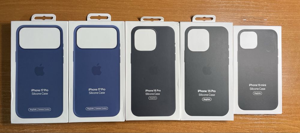 Magsafe Silicone cases for 17 pro,16 pro,15 pro and 13 mini