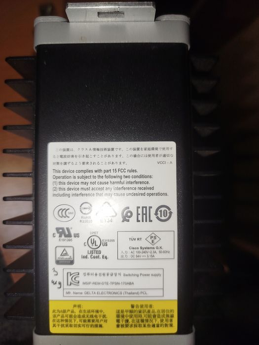 Промышленный блок питания cisco