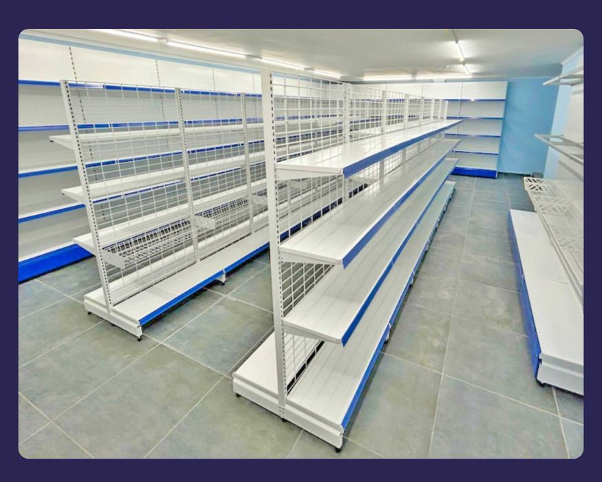 Стеллажи и полки, торговое оборудование для магазина