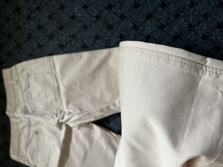 Pantaloni Oviesse 103cm lungime Italy NOU Barbat Crem Marime 46