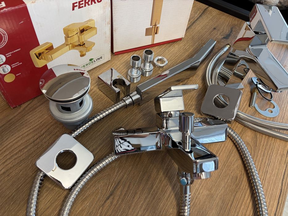 Baterie dus + lavoar noi