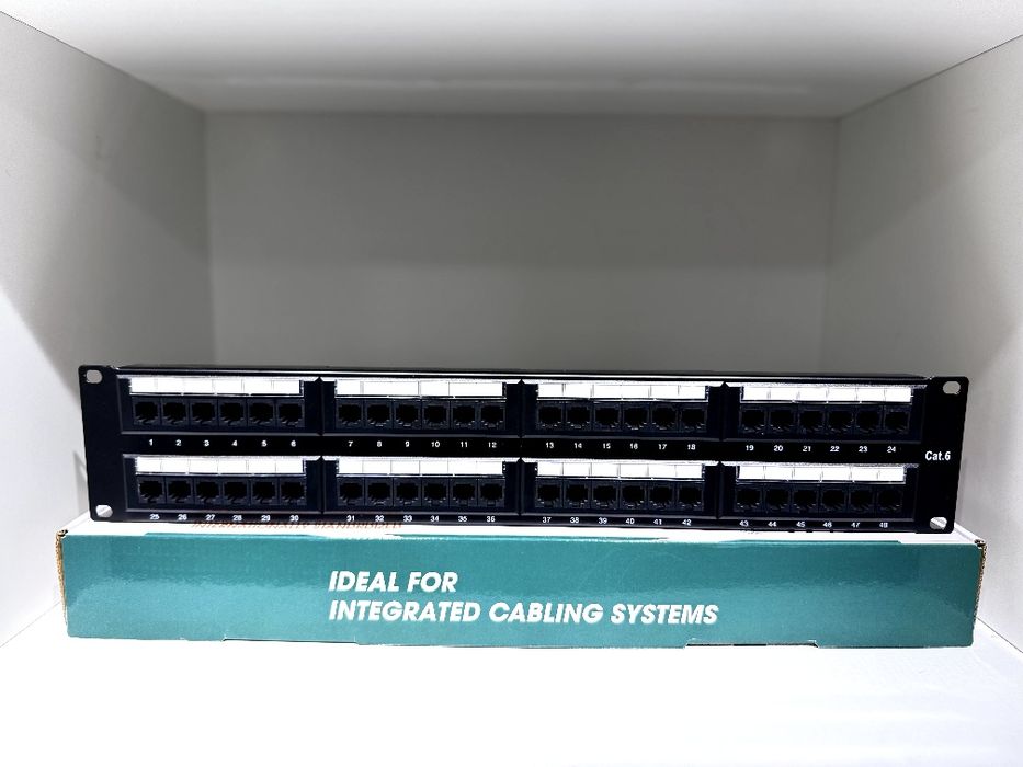Патчьпанель, Patchpanel CAT 5E, CAT6, 24-48 port