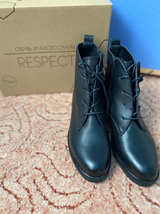 Новые ботинки. Кожа! Демисезон