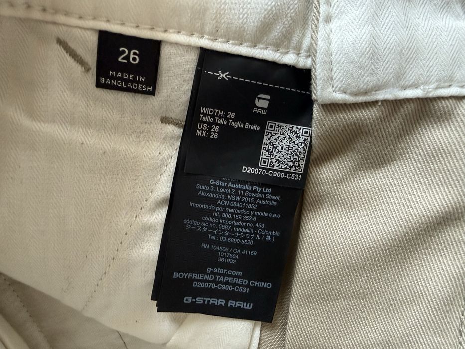 G-Star RAW Boyfriend Tapered Chino ОРИГИНАЛНИ дамски чино панталони - 26-27