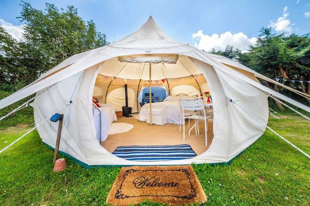 Cort glamping  Lotus Sky 12 mp Sky, lichidare stoc!