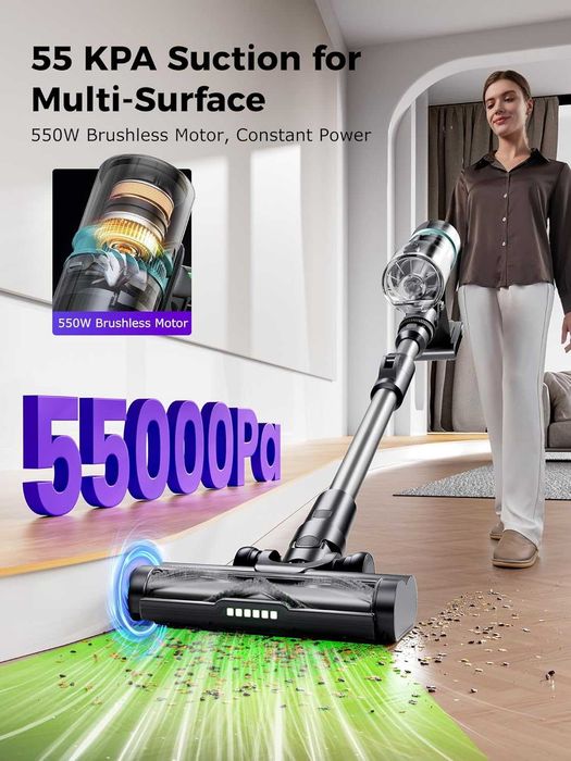 Безжична прахосмукачка Proscenic P16, 55KPA НОВА