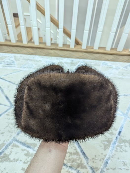 Продается мужская норковая ушанка