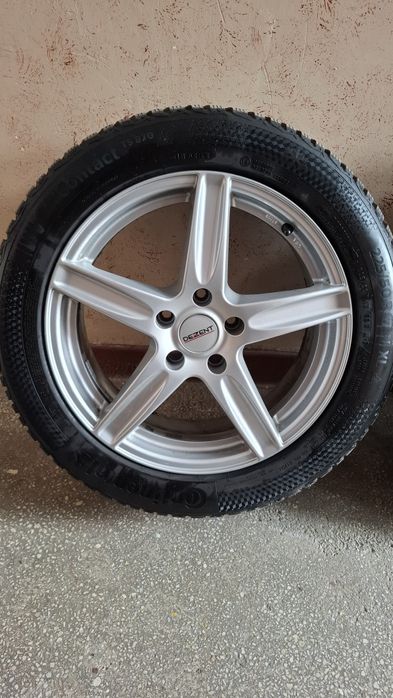 Vând set roti 5×112 r17 m+s