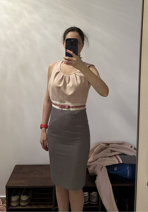 Rochie si sacou Nissa office, cambrate 36/S