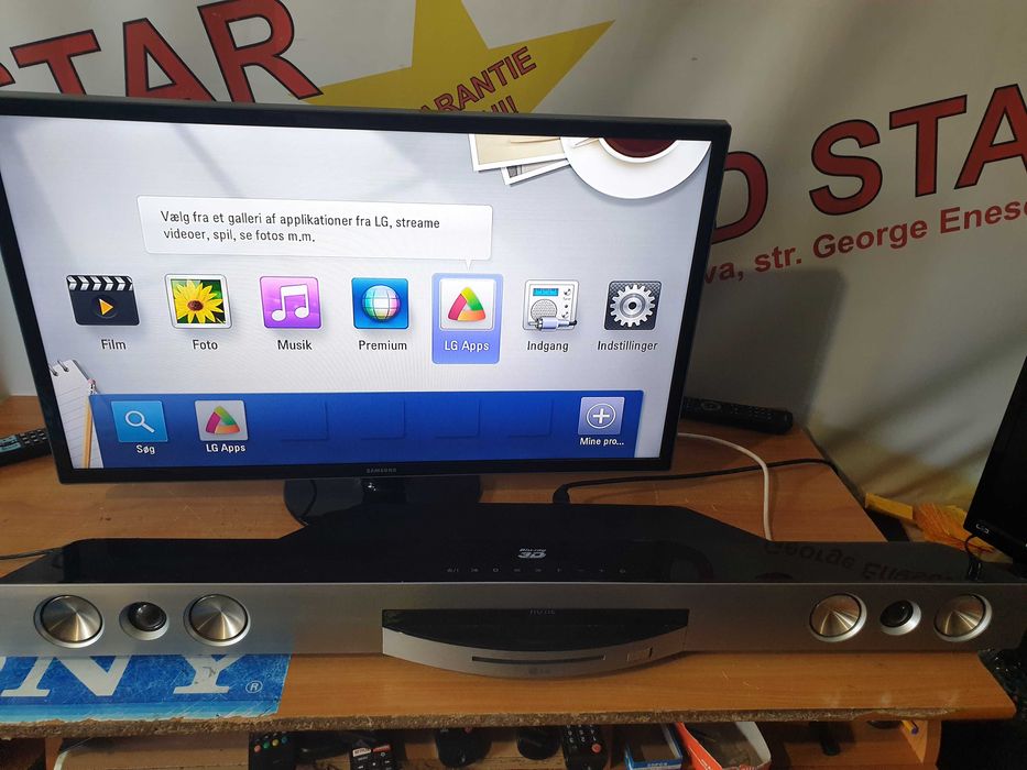 Sistem Home Theatre 3D cu Blu-ray Sound Bar LG HLX 56S