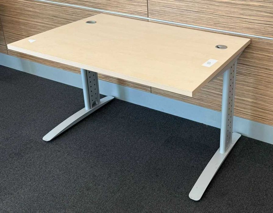 10 buc Birou Solid cu picioare metalice; Masa de lucru cu blat 120x80