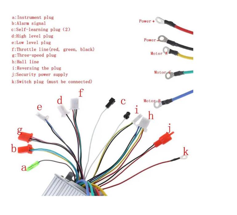 controler pt.bici,troti,scuter electric 24/36/48/60/72V 350W/1000W/150
