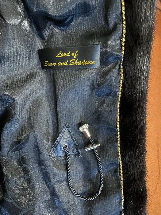 Шуба норковая черная