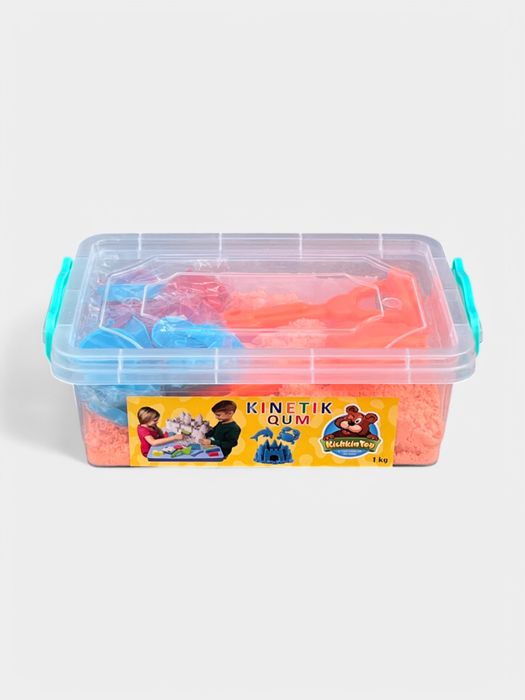 Кинетический песок, с надувной песочницей и формочками Qum pesok