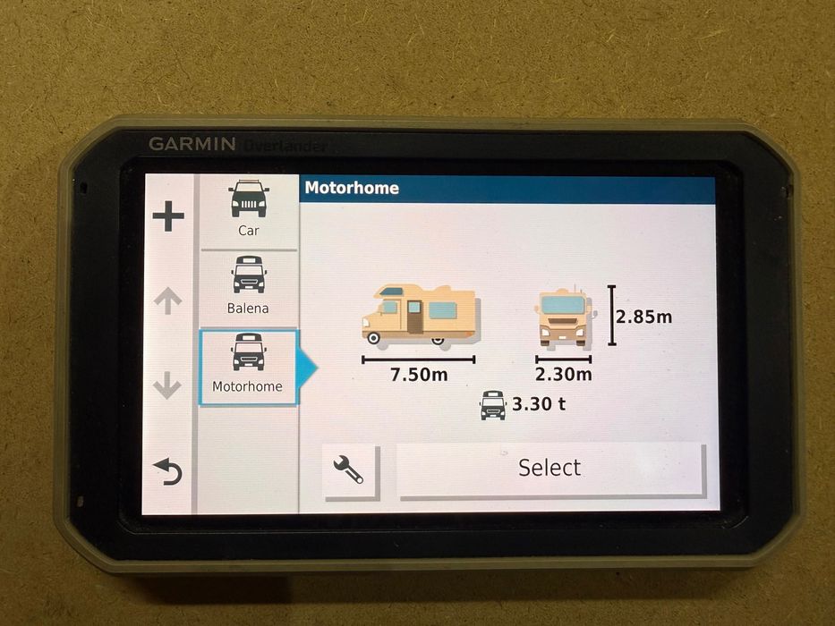 Garmin Overlander – navigator GPS off-road & on-road