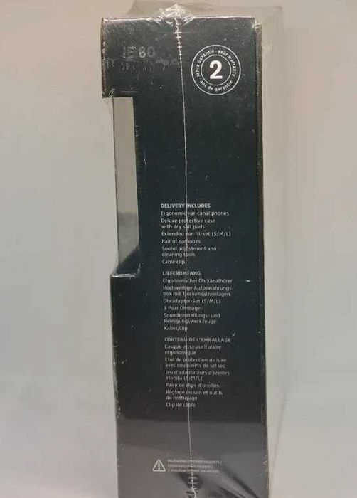 Căști In-Ear Sennheiser IE 80 • NOI & Sigilate • Audiofil / Raritate