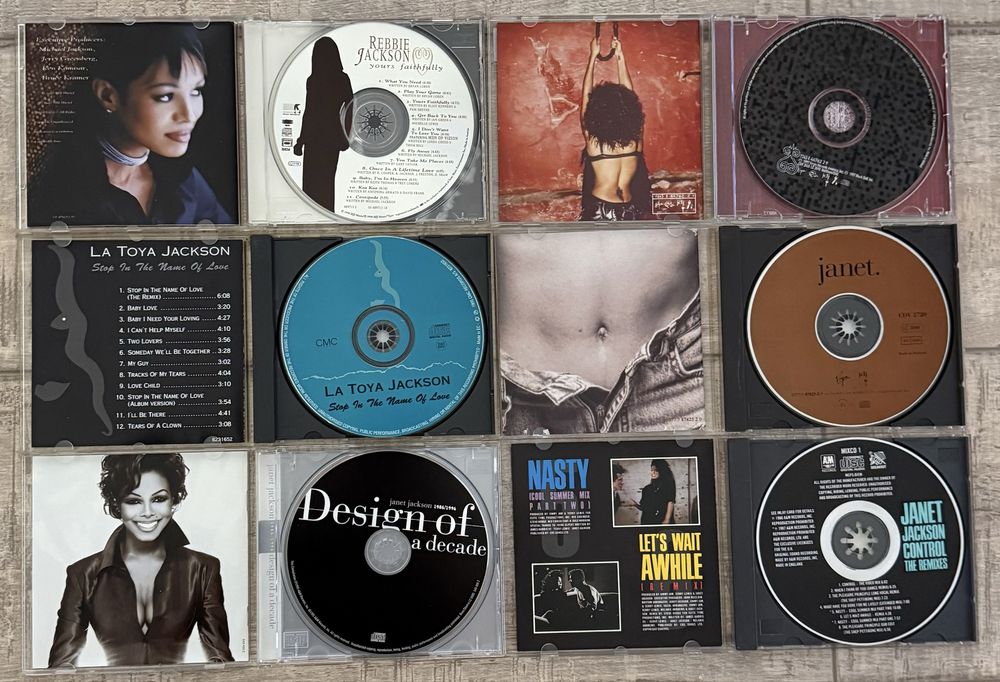 Pachet 15 cd-uri Michael Jackson/Rebbie Jackson/La Toya Jackson/Janet