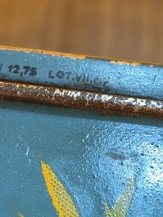 2 Cutii vechi din tabla, Agatex