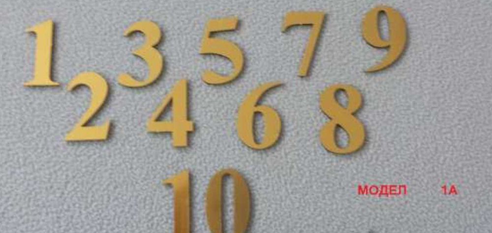 Цифри за врати, номера за врати, табели с имена, фамилии,улични табели