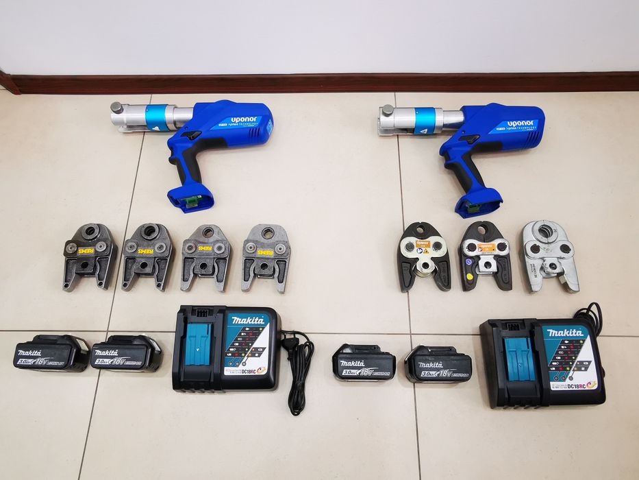 Pistol cuie beton - lemn / Presa setizare