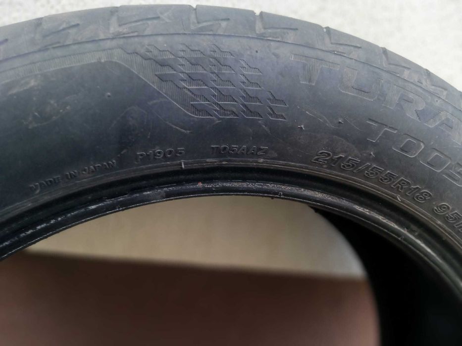4 anvelope Bridgestone 255/55/R18 vară