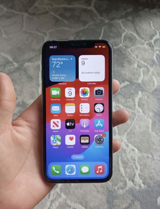 iphone xs white silver