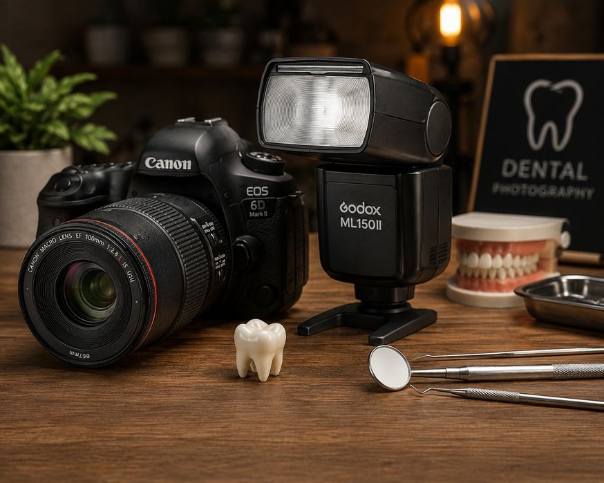 Canon 6D Mark ll+100mm Marko объектив+профессиональный спичка Godox.