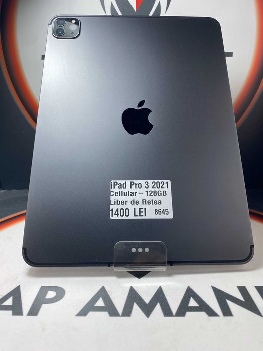 Zap Amanet Vitan - iPad Pro 3 2021 - 128Gb - Cellular