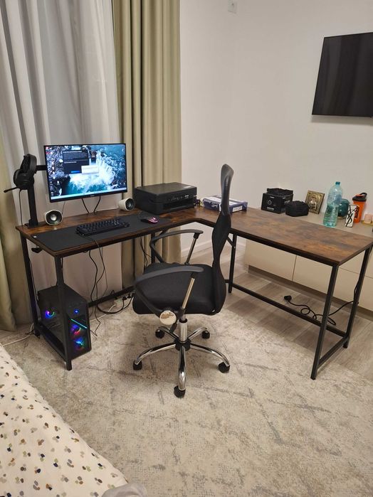 Setup PC Gaming Full – Calculator, Monitor, Birou, Scaun, Imprimantă