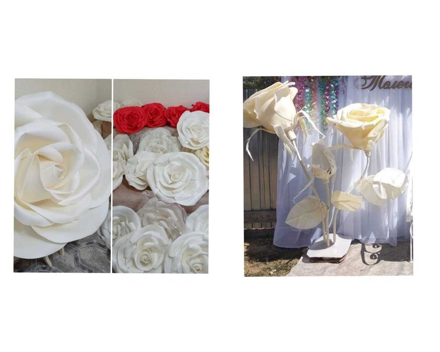 3д цветы декоративные