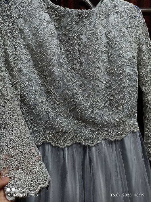 Нарядное платье из турецким материалы. Vecherniy ko'ylak